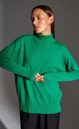 Водолазка F122-1507 b.green