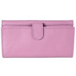 Портмоне женское Croco-ПР-954 натуральная кожа 3 отд, 17 карм, сирень флотер (119) 208546  фото 2