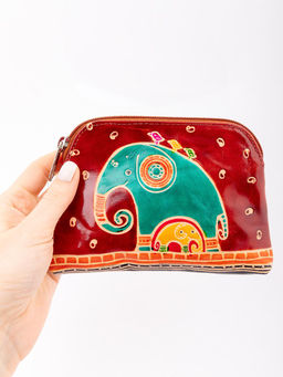 Косметичка  Слон (кожа) набор из 3-х № 0644/3 - Ганг фото 9