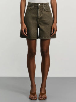 Джинсовые шорты А-силуэта / Zarina  фото 3