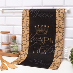 Полотенце кухонное Доляна Царь, 35х60 см, 100% хлопок, 160г/м2