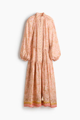 Oversized viscose-blend dress