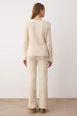 Tas Yumusak Dokulu Kazak-Pantolon Triko Alt-Ust Tak?m TWOAW26AU00004