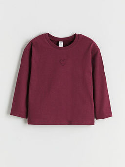 Bisiklet Yaka K?z ?ocuk Ti??rt