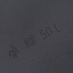 Ведро для мусора IDEA «Эко», 50 л, пластик, чёрное