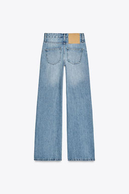 ZW COLLECTION WIDE-LEG MID-RISE JEANS - Zara фото 7