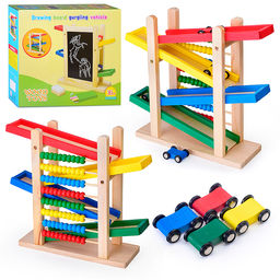 Трек Разноцветные машинки