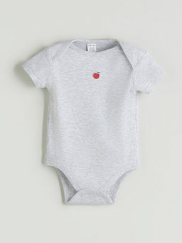 Bask?l? Erkek Bebek ??t??tl? Bodysuit