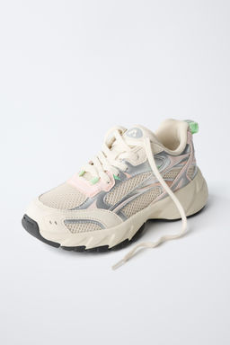 MESH SPORTY TRAINERS - Zara фото 3