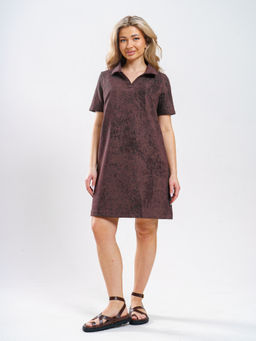 987 Платье  из турецкого футера с лайкрой