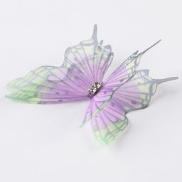 Декор для творчества «Бабочка хохлатка», двухслойный, набор 12 шт., размер 1 шт. — 5×5 см