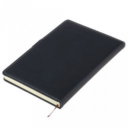 Ежедневник недатированный 14,2х21см "Одуванчик" 112 листов, в линейку, сшитый внутренний блок, с закладкой, обложка кожзам, отделочная строчка, тиснение золотом, цвет темно-синий, застежка на магните (Китай)