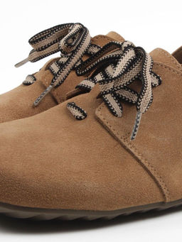 03-1-5A LT. BROWN (CAMEL) Полуботинки женские (натуральная замша)