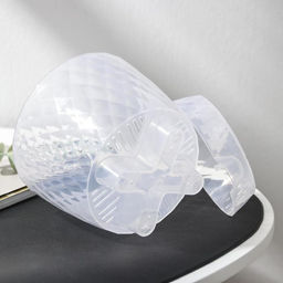 Цена за 3 шт. Горшок для цветов с прикорневым поливом «Румба», 1 л, прозрачный