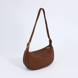 Сумка-багет на молнии, цвет коричневый - Simaland фото 2