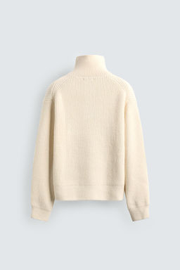 STRUCTURED HIGH NECK JUMPER