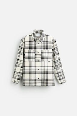 CHECKED FLANNEL SHIRT - Zara фото 24