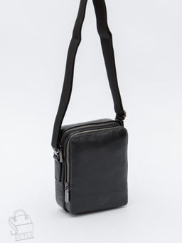 Сумка мужская кожаная 8882-2Z black Zinimsk