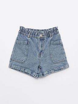 Beli Lastikli K?z ?ocuk Jean ?ort