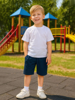 Шорты детские синие 403 (140, 72)