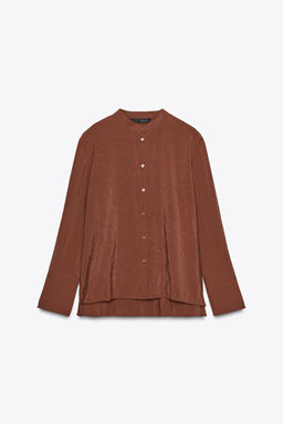 ZW COLLECTION FLOWING SHIRT - Zara фото 11