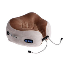 Массажная подушка Luazon LEM-06, 2 вида массажа, ИК-подогрев, 3.7 Вт, АКБ, коричневая