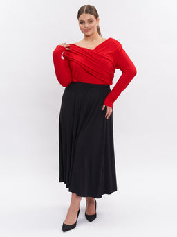 Юбка трикотажная UB17403BLK00 - Артесса фото 3