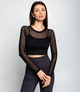 Топ #КТ202 (12), чёрный