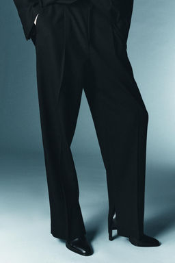 LIMITED EDITION 100% WOOL DARTED TROUSERS