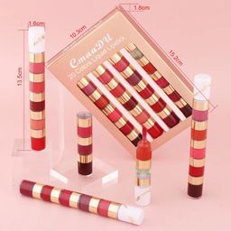 CmaaDU Подарочный набор жидких помад для губ Liquid Lipstick, 20 цветов - Sadoer фото 3