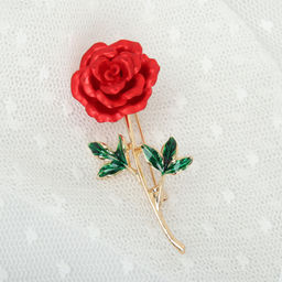 Брошь Роза / 4219 /уп 36/ - Галеонтрейд фото 2