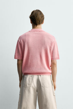 CAMISA PUNTO RELAXED FIT / Rosa - Zara фото 3
