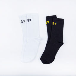 Комплект носков "Белые/Черные"