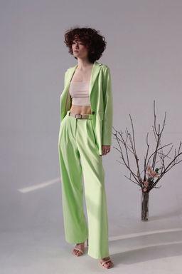 7931 Костюм брючный светло-зелёный - Martichelli фото 15