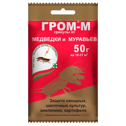 Гром-М (50г) ср-во от медведки и муравьев