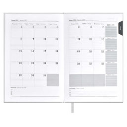 Ежедневник датированный 2024 ESCALADA, А5, 176 л., арт. 63747/ 15 ПЛОНЖЕ МЕТАЛЛИК СЕРЕБРЯНЫЙ  фото 8