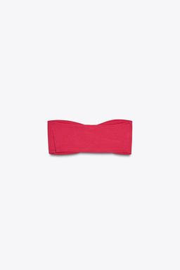 INTERLOCK BANDEAU TOP - Zara фото 11