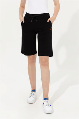 Женские черные трикотажные шорты Скидка 20% в корзине - U.s. polo assn фото 2