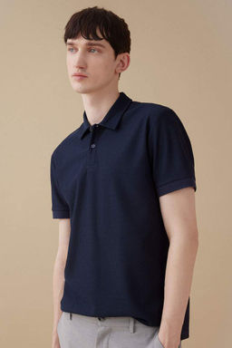 Modern Fit Basic Duz K?sa Kollu Polo Tisort - Defacto фото 9