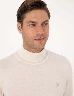 Ta_ Slim Fit Bal_k__ Yaka Basic Triko Kazak - Pierre cardin фото 2