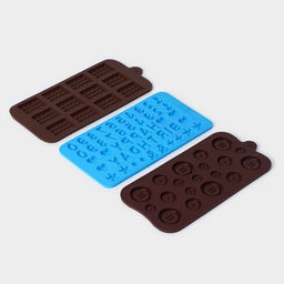 Формы для шоколада Доляна, набор 3 шт., силикон, 21?12 см, МИКС  фото 7