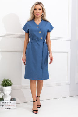 VALENTINA  Элегантное льняное платье Милитта №4  фото 2