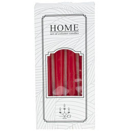 Набор из 4-х свечей, D 2 см, L10 W2,5 H21,5 см