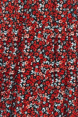 TRENDYOLMILLA Cok Renkli Cicek Desenli Boyundan Baglamal? Bask?l? A-Line Maxi Orme Elbise TWOSS23EL00705 фото 5