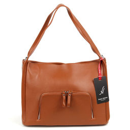 Женская кожаная сумка Sergio Valentini SV-7918 Браун  фото 2