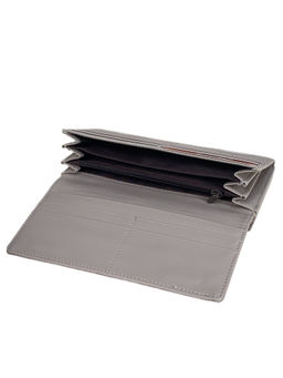 Женское портмоне из искусственной кожи, цвет серый - Greta фото 2