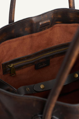 LIMITED EDITION LEATHER SHOULDER BAG - Zara фото 10