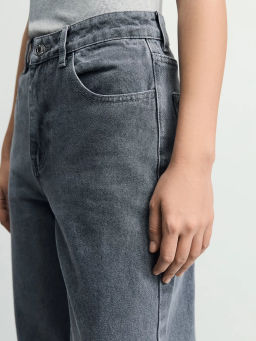 Джинсы wide leg с высокой посадкой / Zarina  фото 5