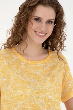 Женская шафрановая футболка - U.s. polo assn фото 2