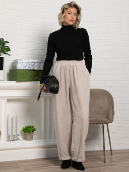 Брюки Городской ритм (молочные) Б15262-9М